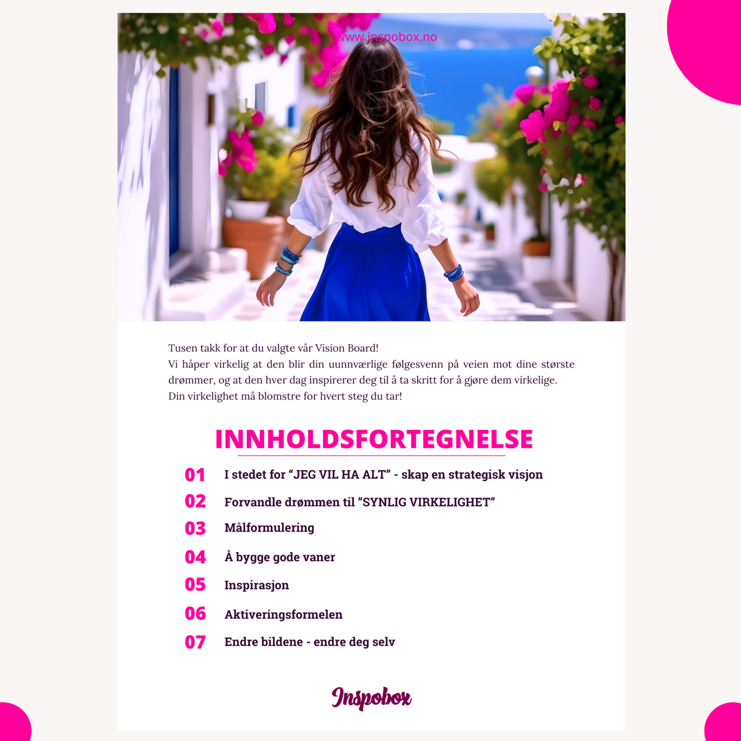 PDF-Guides: "Seven simple steps to create Vision Board that ACTUALLY works" + "10 visualization mistakes that block dreams""